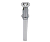 Tear Drop Pattern Lavatory Grid Drain - with Overflow